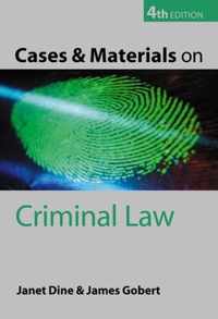 Cases & Materials Criminal Law 4E P