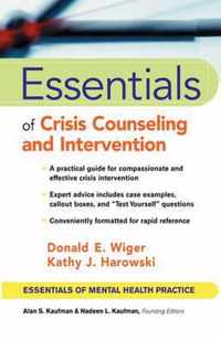 Essentials of Crisis Counseling and Intervention