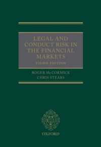 Legal and Conduct Risk in the Financial Markets