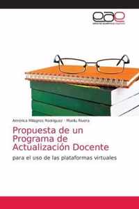 Propuesta de un Programa de Actualizacion Docente