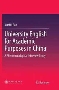 University English for Academic Purposes in China