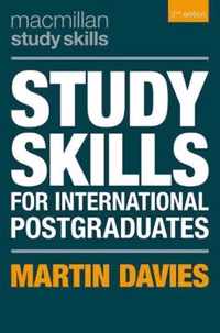 Study Skills for International Postgraduates