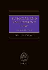 EU Social and Employment Law 2E