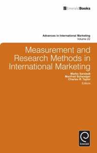 Measurement and Research Methods in International Marketing