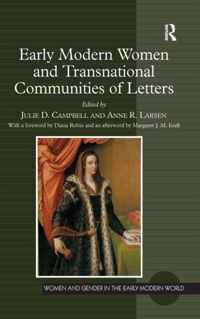 Early Modern Women and Transnational Communities of Letters