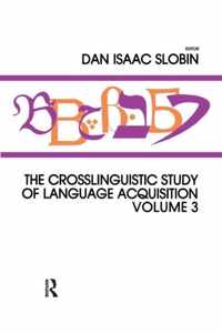 The Crosslinguistic Study of Language Acquisition