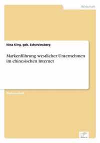 Markenfuhrung westlicher Unternehmen im chinesischen Internet