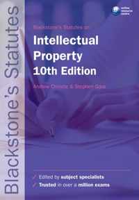 Blackstone's Statutes on Intellectual Property