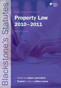 Blackstone's Statutes On Property Law