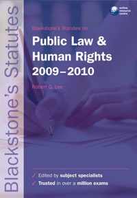 Blackstone's Statutes on Public Law and Human Righ