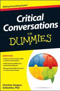 Critical Conversations For Dummies