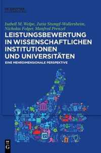 Leistungsbewertung in Wissenschaftlichen Institutionen Und Universitaten