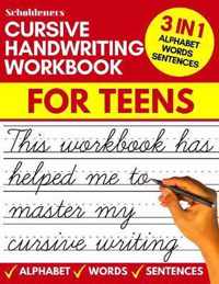 Cursive handwriting workbook for teens