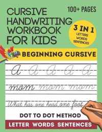 Cursive Handwriting Workbook For Kids