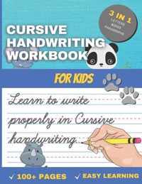 Cursive Handwriting Workbook for Kids