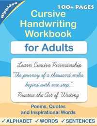 Cursive handwriting workbook for Adults