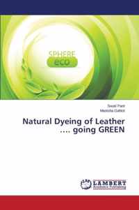 Natural Dyeing of Leather .... going GREEN