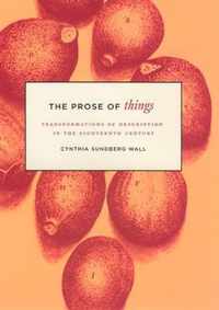 The Prose of Things