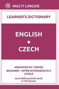 English-Czech Learner's Dictionary (Arranged by Themes, Beginner - Upper Intermediate II Levels)