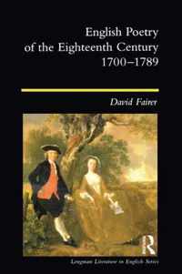 English Poetry Of The Eighteenth Century