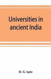 Universities in ancient India