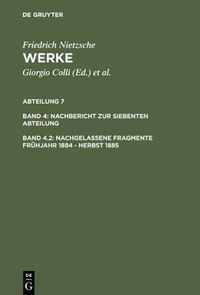 Nietzsche Werke, Kritische Gesamtausgabe, Zweiter Halggand