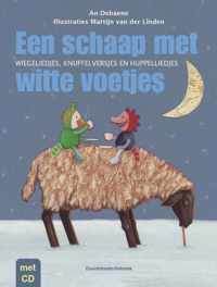 Een schaap met witte voetjes