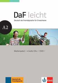 DaF Leicht A2 Medienpaket (4 Audio-CDs + DVD)