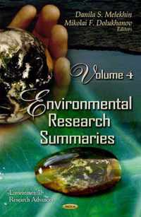 Environmental Research Summaries