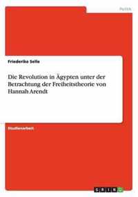 Die Revolution in AEgypten unter der Betrachtung der Freiheitstheorie von Hannah Arendt