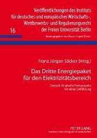 Das Dritte Energiepaket für den Elektrizitätsbereich