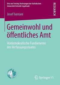 Gemeinwohl Und OEffentliches Amt