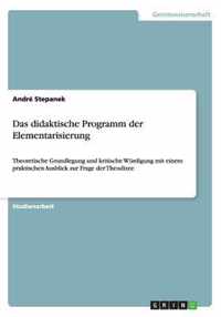 Das didaktische Programm der Elementarisierung