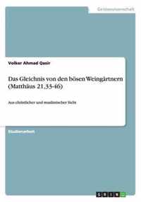 Das Gleichnis von den bösen Weingärtnern (Matthäus 21,33-46): Aus christlicher und muslimischer Sicht