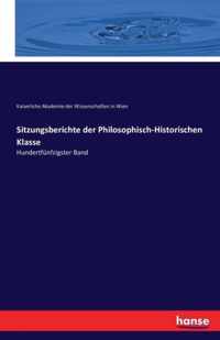 Sitzungsberichte der Philosophisch-Historischen Klasse