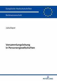 Versammlungsleitung in Personengesellschaften