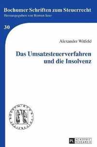 Das Umsatzsteuerverfahren Und Die Insolvenz