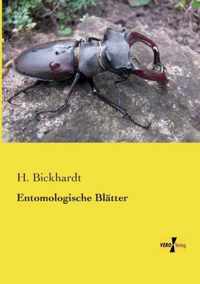 Entomologische Blatter