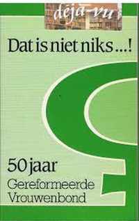 Dat is niet niks. 50 jaar gereforme