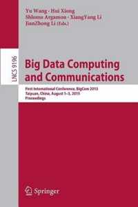 Big Data Computing and Communications