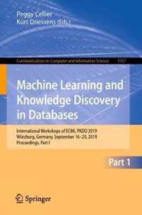 Machine Learning and Knowledge Discovery in Databases: International Workshops of Ecml Pkdd 2019, Würzburg, Germany, September 16-20, 2019, Proceeding