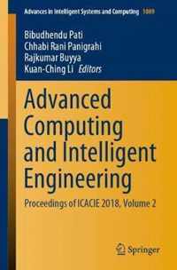 Advanced Computing and Intelligent Engineering