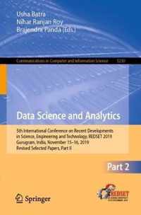 Data Science and Analytics