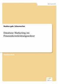 Database Marketing im Finanzdienstleistungssektor