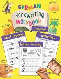 German Handwriting Workbook: Cursive