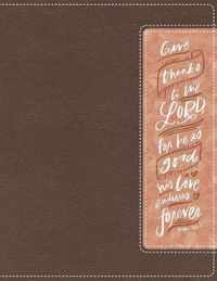 NIV, Beautiful Word Bible, Updated Edition, Peel/Stick Bible Tabs, Leathersoft, Brown/Pink, Red Letter, Comfort Print