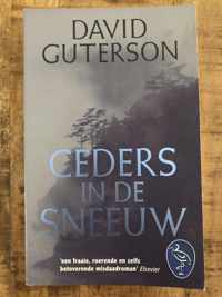 Ceders In De Sneeuw