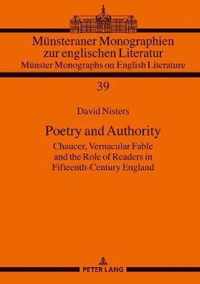 Poetry and Authority