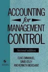 Accounting for Management Control