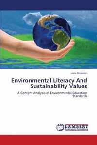 Environmental Literacy And Sustainability Values
